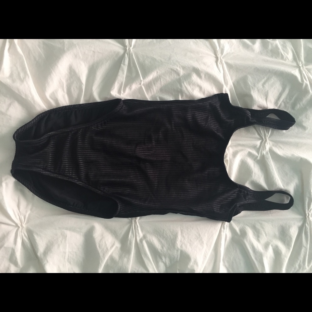 Small Classic Black One Piece Swimsuit