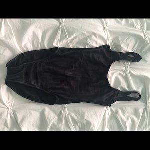 Small Classic Black One Piece Swimsuit
