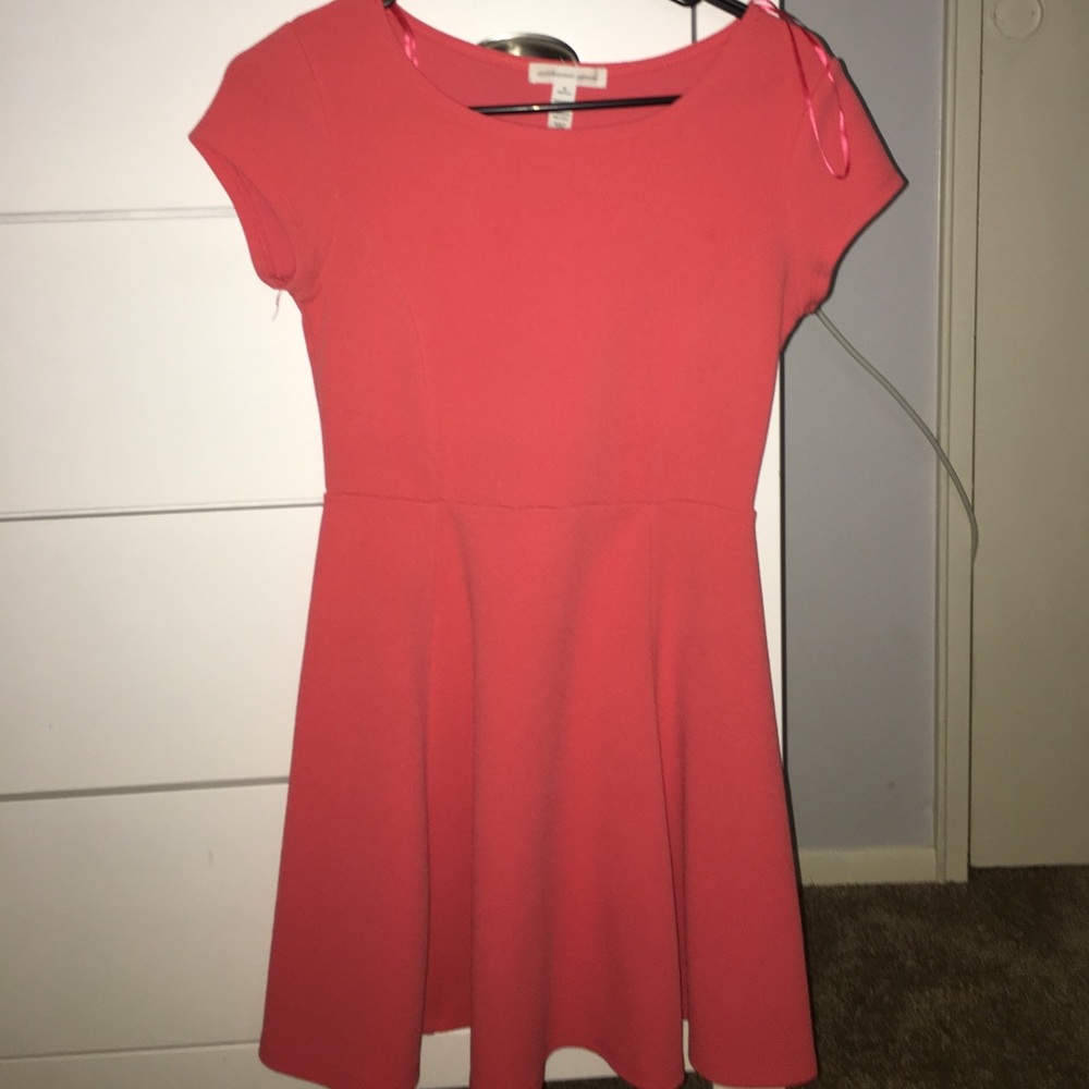 Hot pink dress