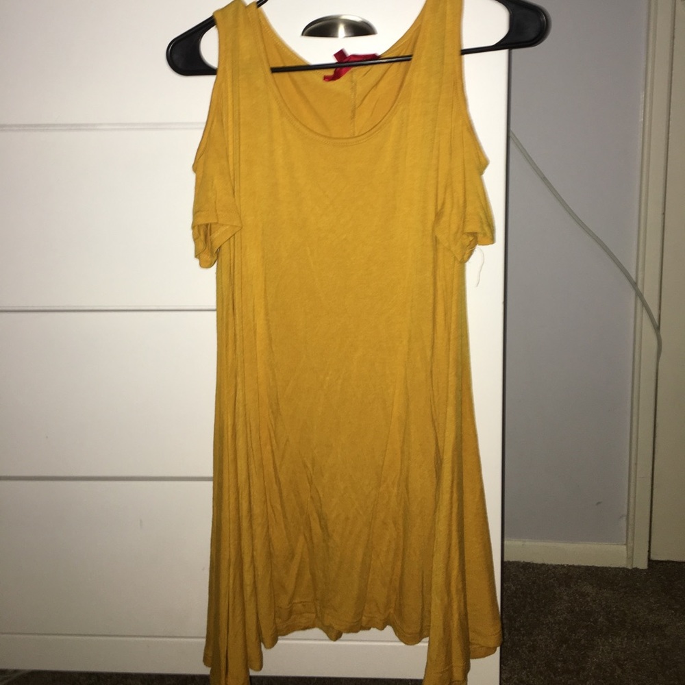 Mustard yellow dress
