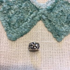 Pandora silver/gold flower charm