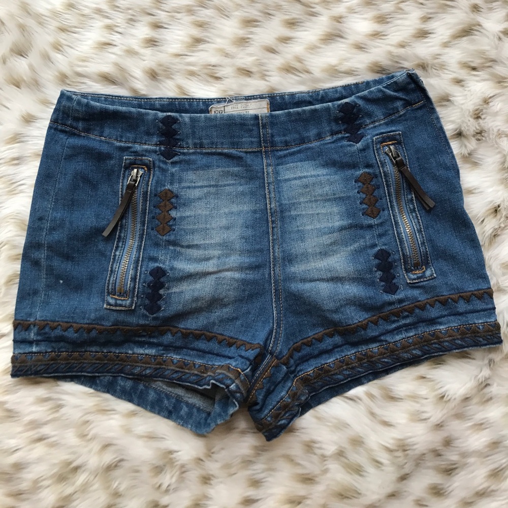 Free People jean shorts