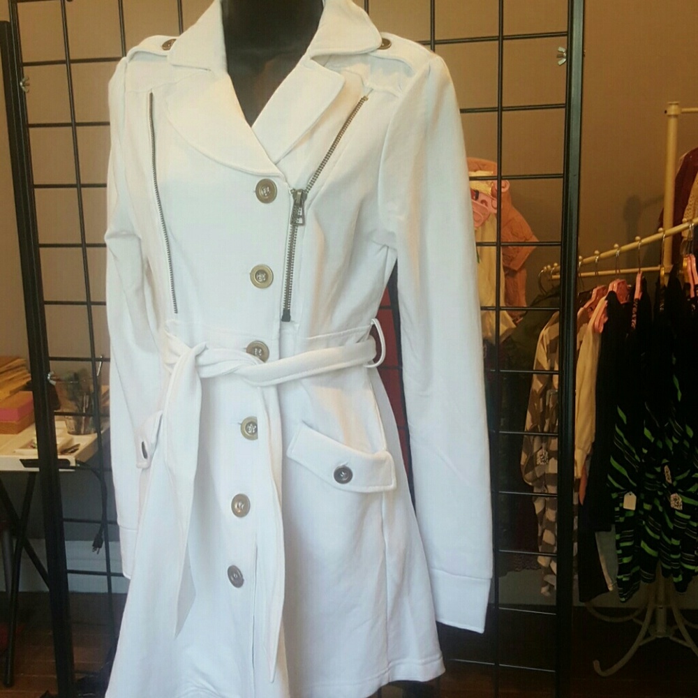 White Pea Coat