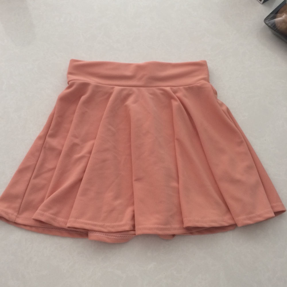 pink circle skirt