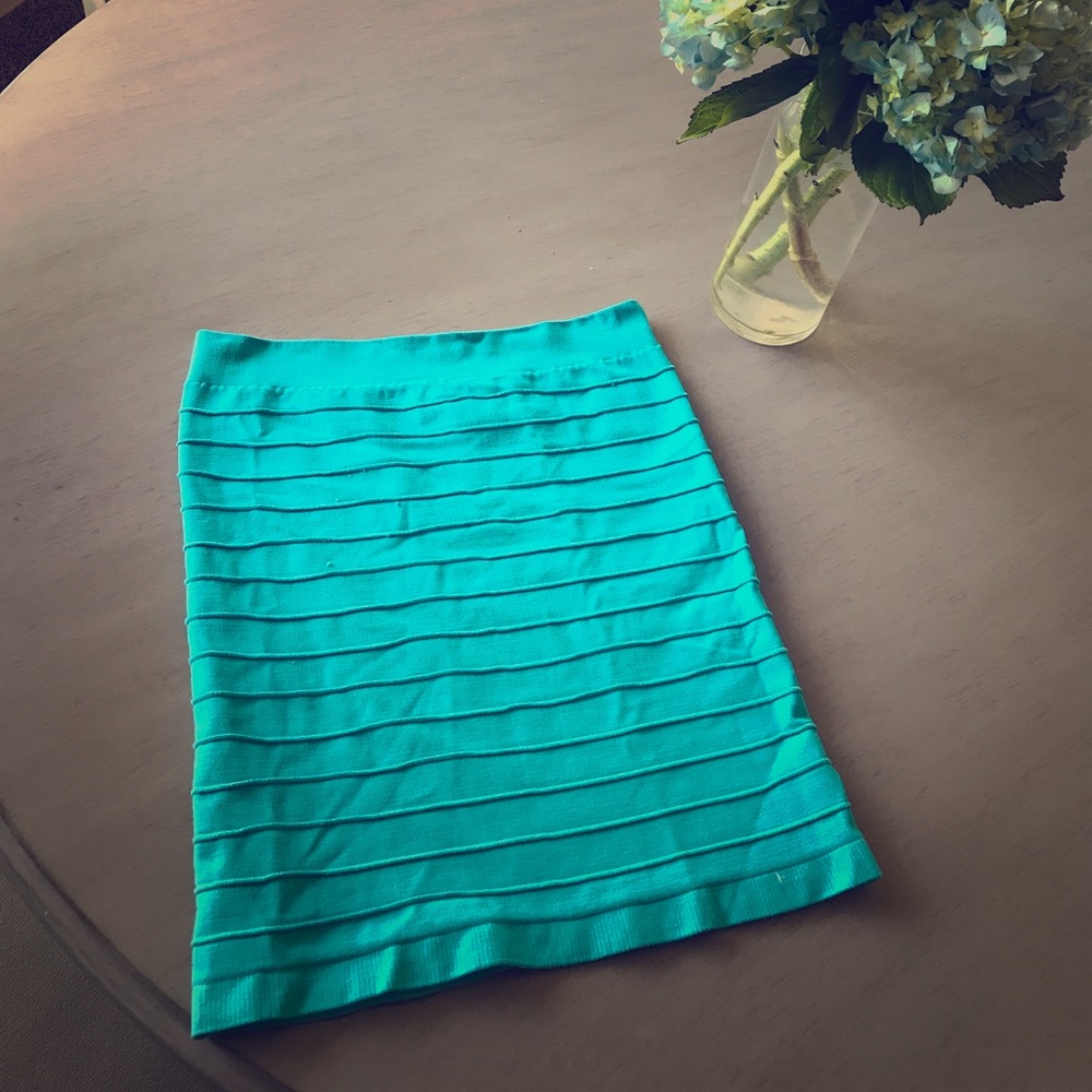 Blue miniskirt