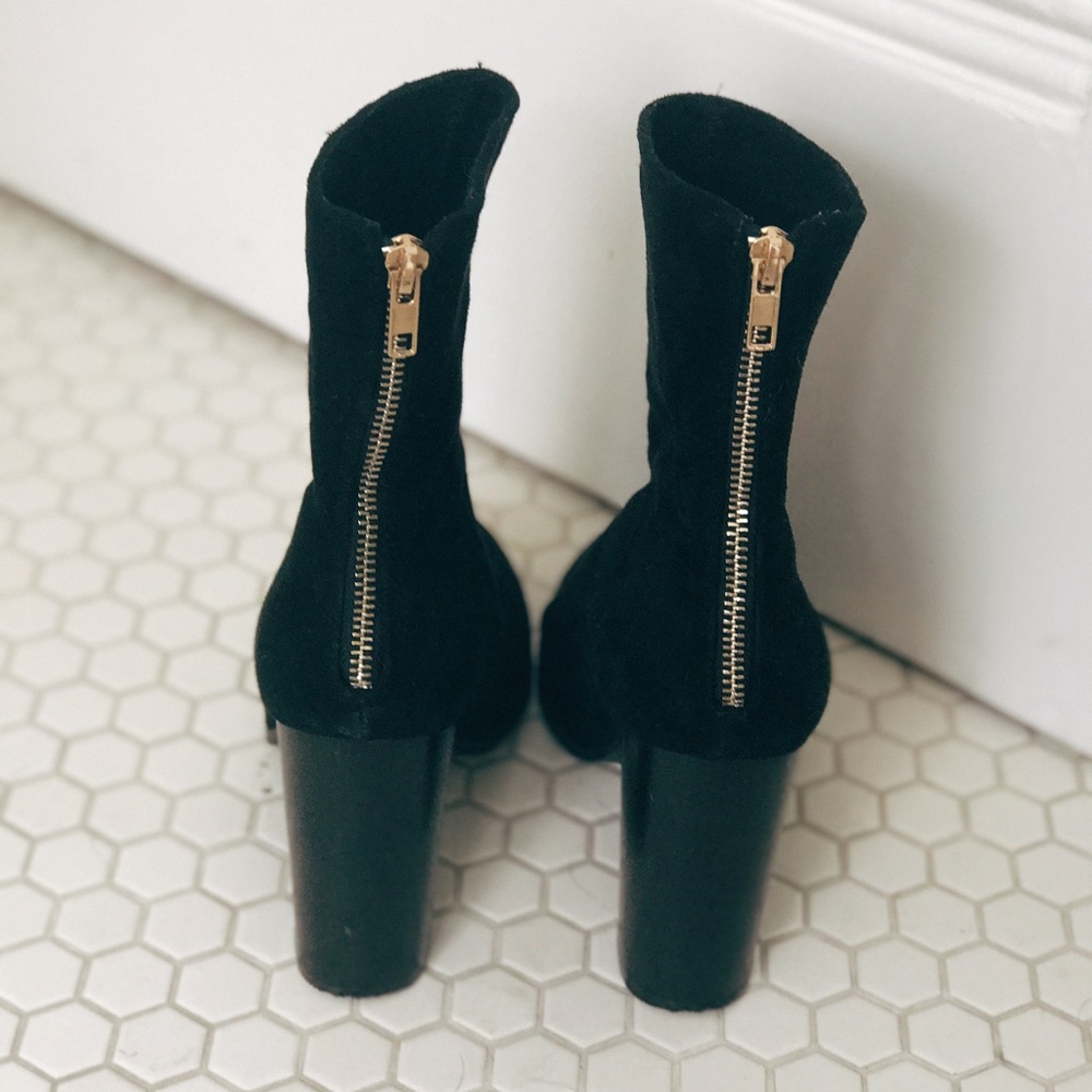F21 Tall Black booties