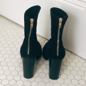 F21 Tall Black booties