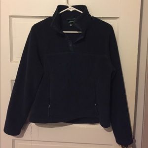 LL Bean fleece pullover