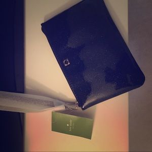 kate spade New York Glitter Wristlet