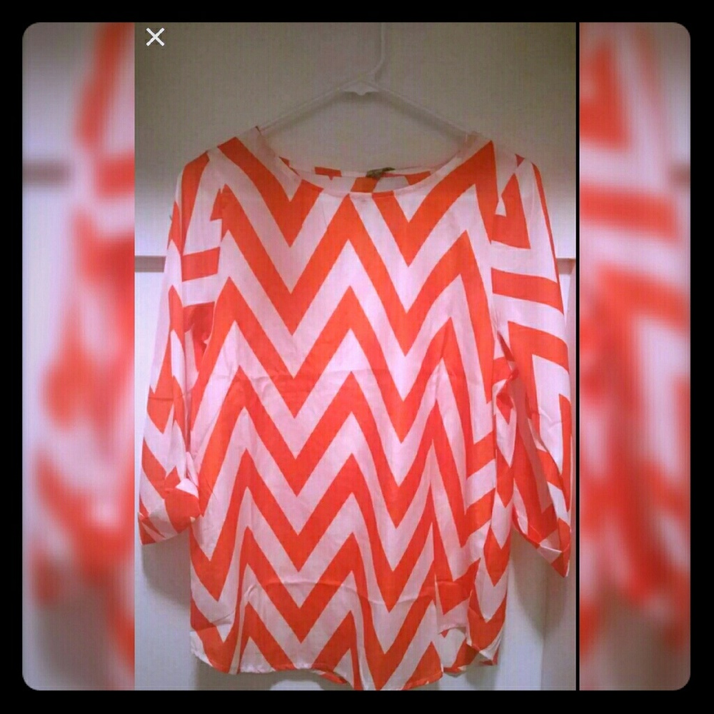 Bamboa Brand Chevron Blouse