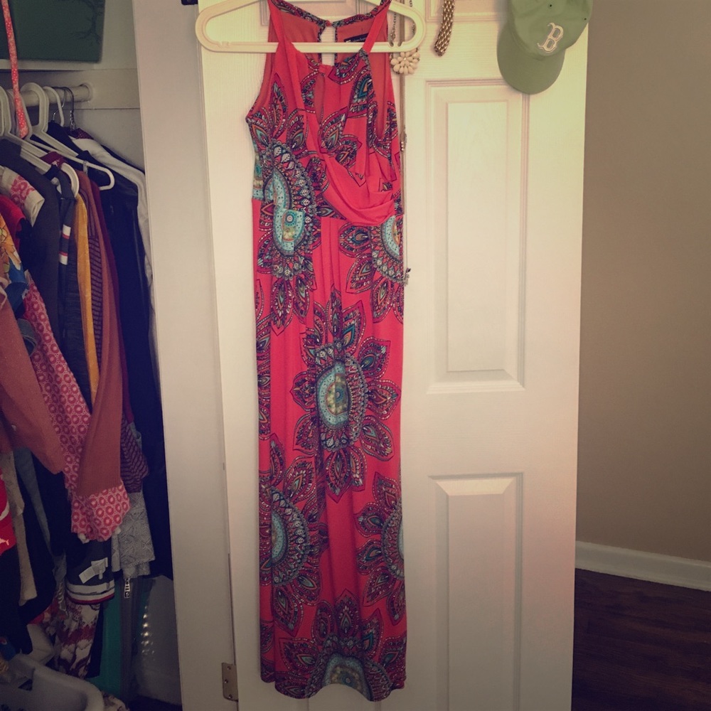Medallion maxi dress