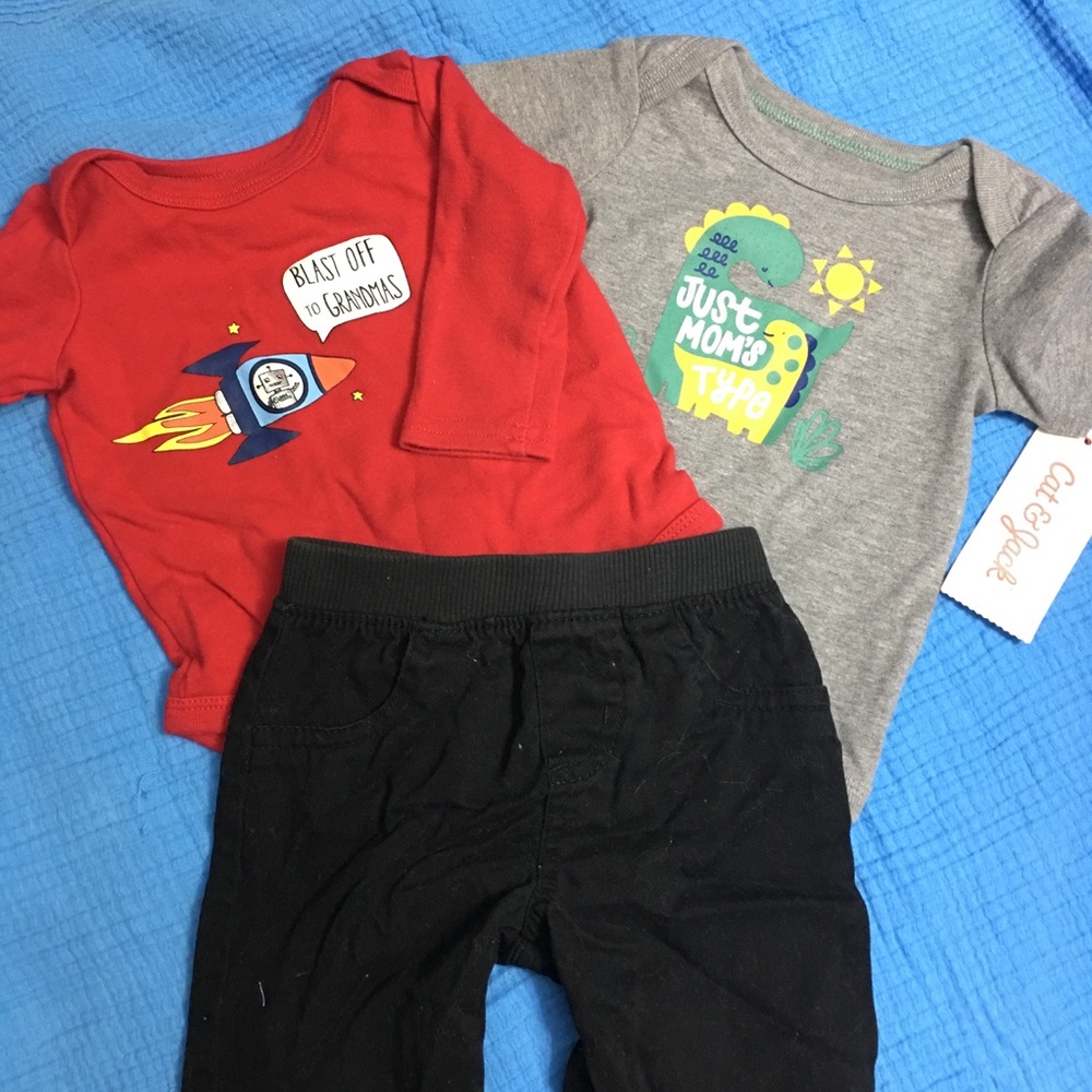 Two Onesies + Pants Bundle