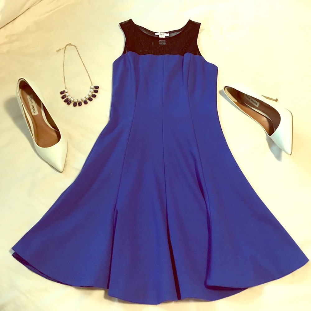Bar III royal blue dress
