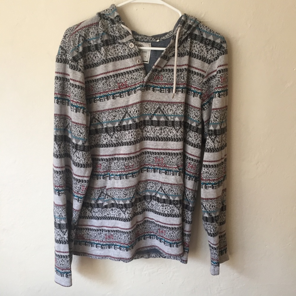 Patterned hoodie