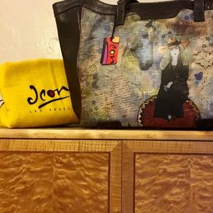 😍ICON Los Angeles leather cowgirl bag NWT🤠