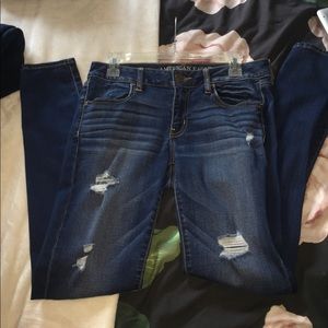 Lightly ripped jeggings