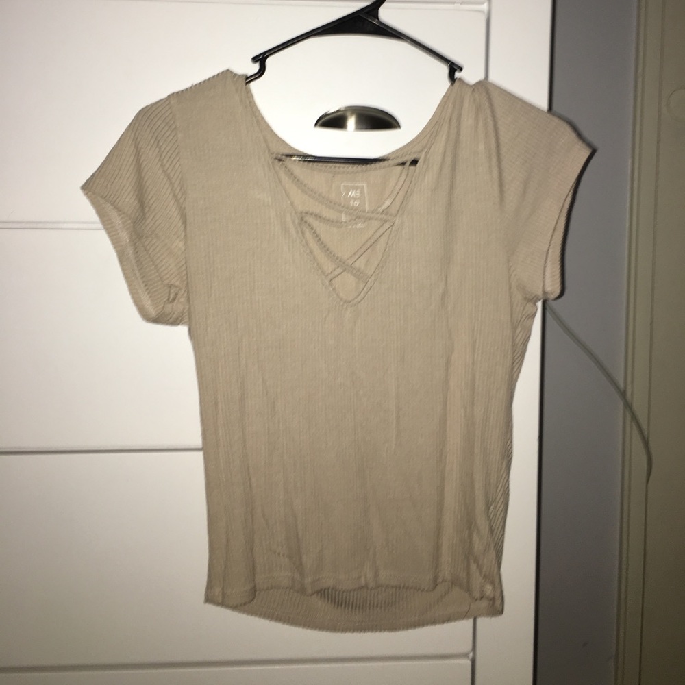 Pacsun cropped tight top