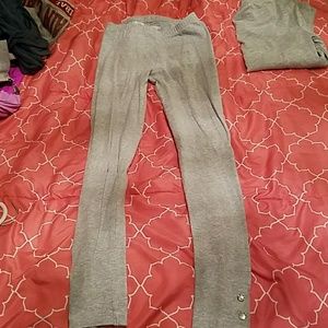 Girl's Gymboree Grey Leggings