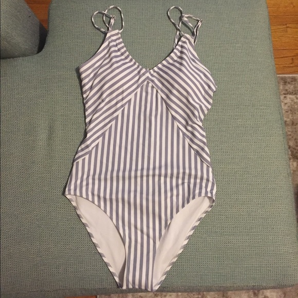 Cupshe Other - Strappy Striped One-Piece