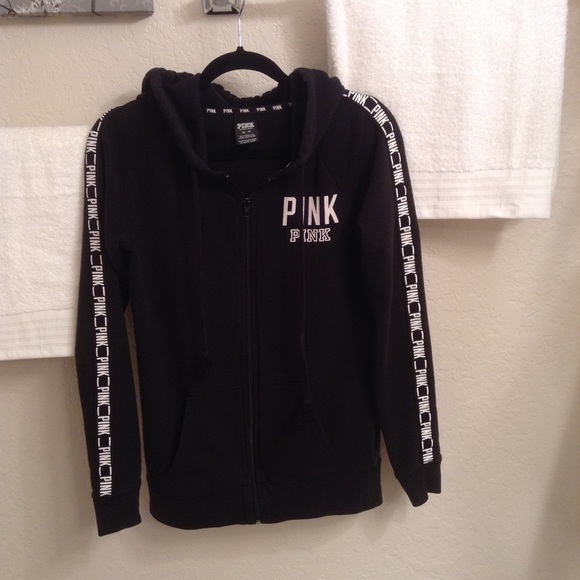 PINK Victoria's Secret Tops - PINK Victoria's Secret Hooded Jacket