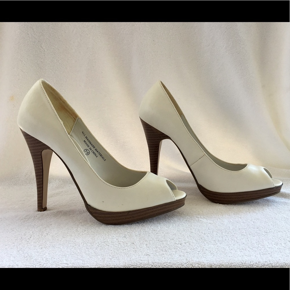 White Platform Heels