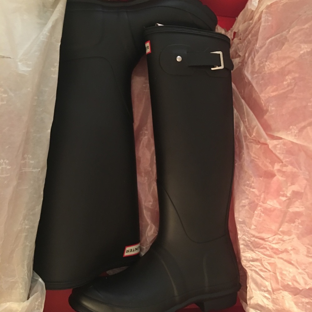 Hunter tall rain boots