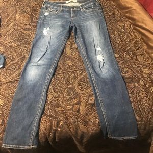 Distressed hollister jeans
