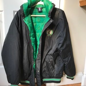Men's NBA size large Celtics hooded jacket