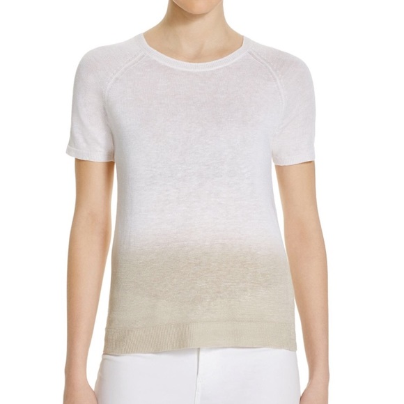 Theory Toraely Sag Harbor Ombre Linen Sweater - Picture 2 of 8