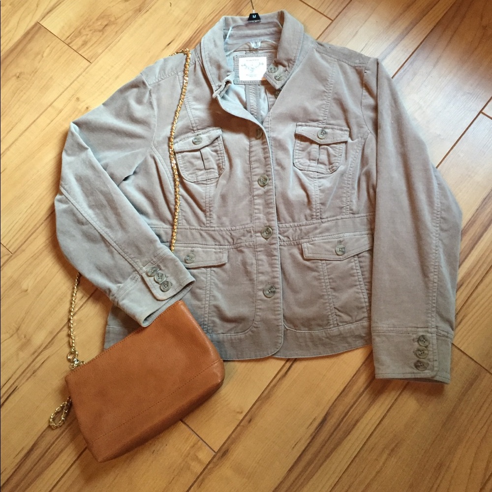 🍂Soft Velour Utility Jacket - XLP