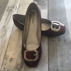 Kelly & Katie Shoes - Dark Red Size 9