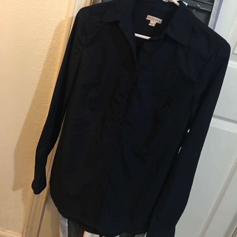 Dress shirt button top button