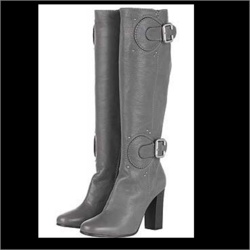 Chloe Leather Paddington Knee High Boots , size 40