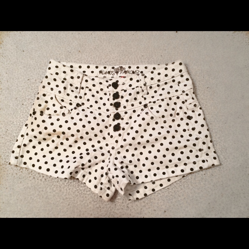 Polka dot shorts