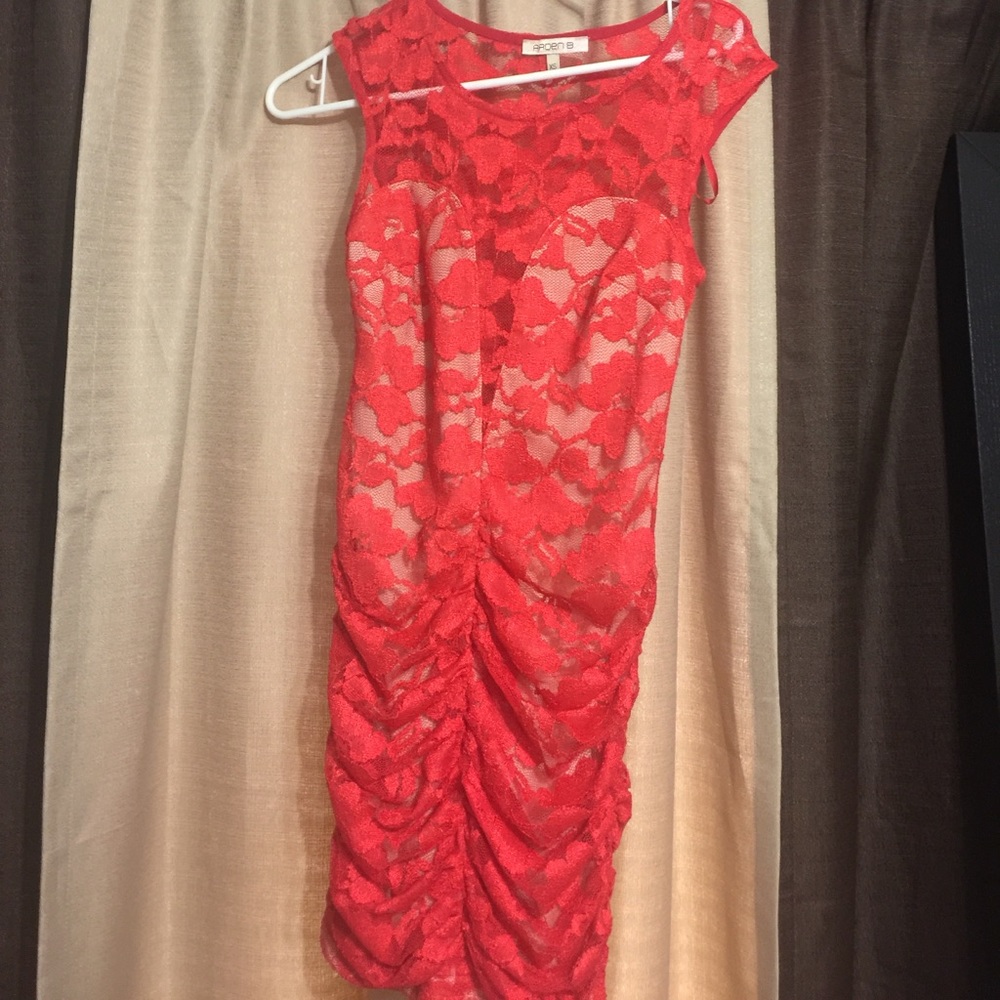 Red Lace Dress