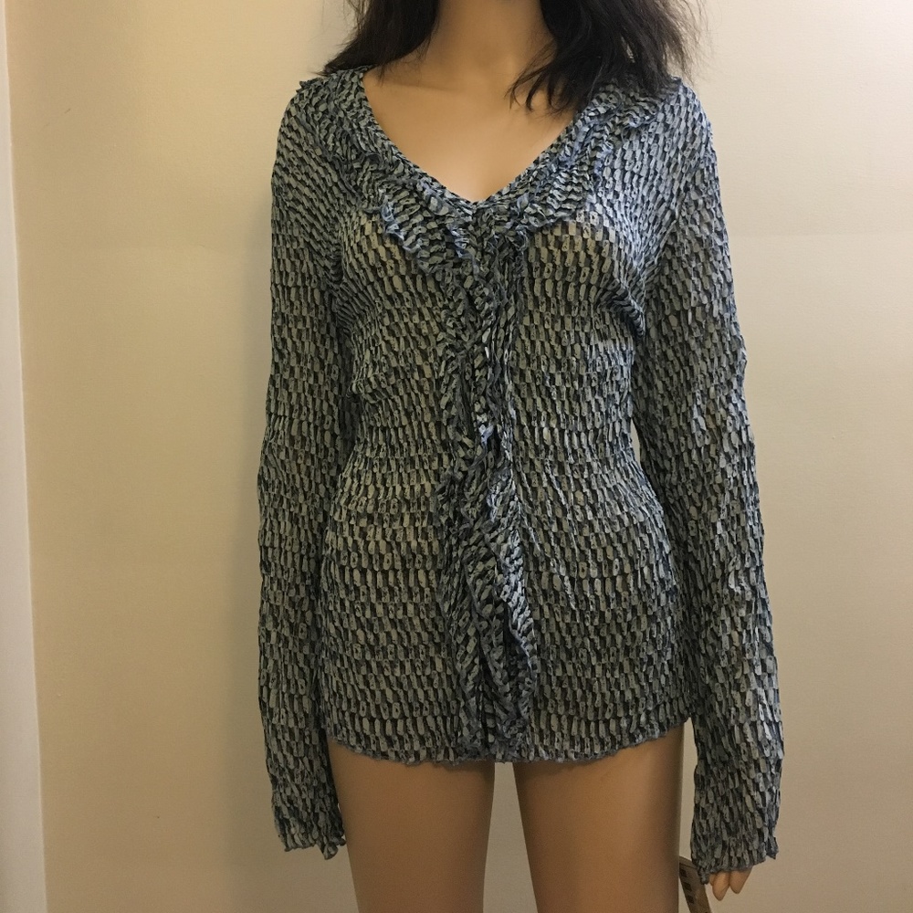 🆕 Blouse Crinkled Fancy XL