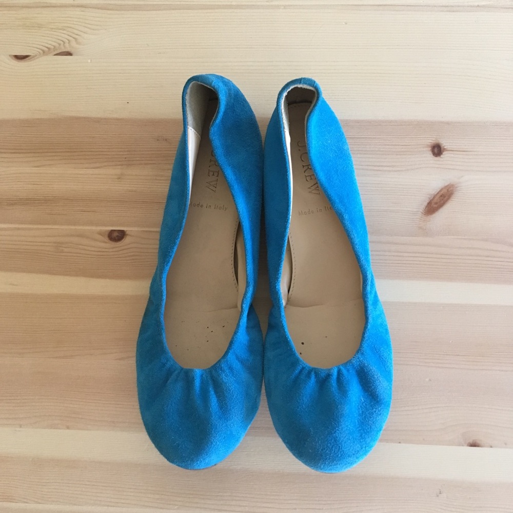 J. Crew Suede Cece Flat - 6.5