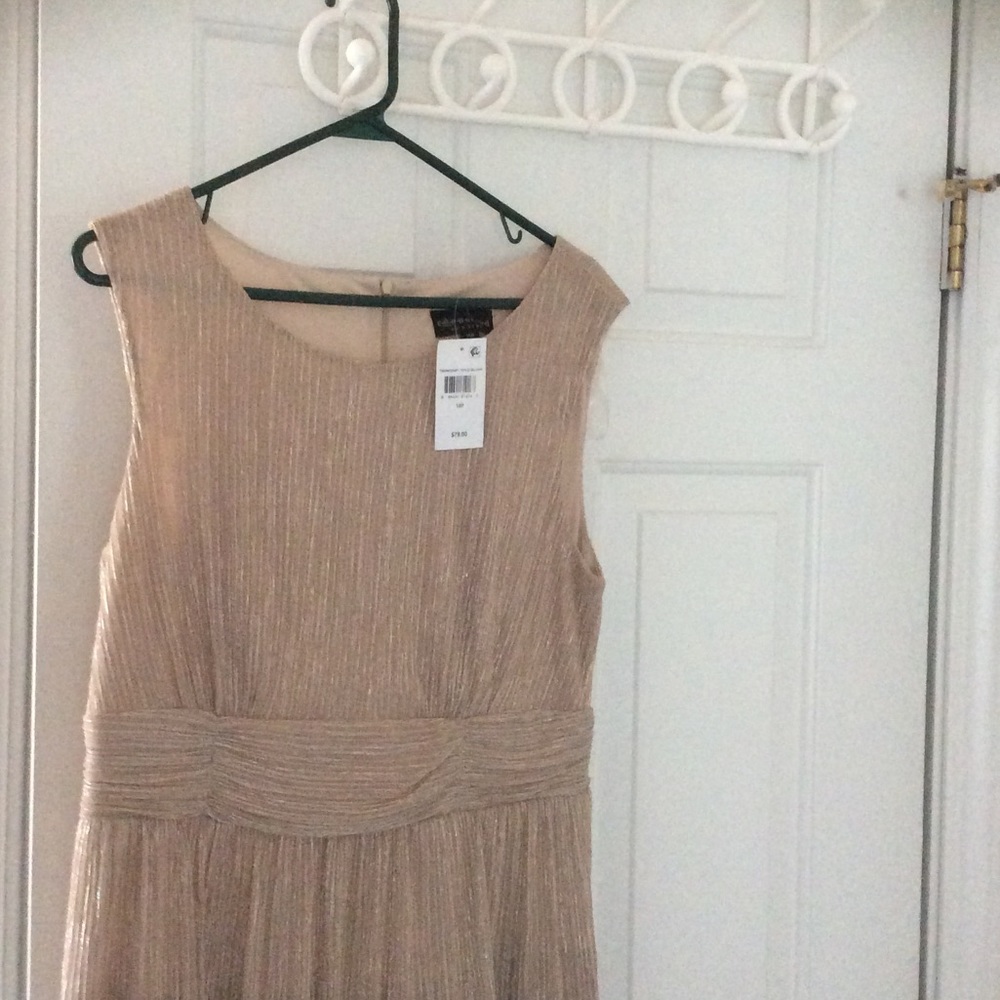 Taupe shimmery dress