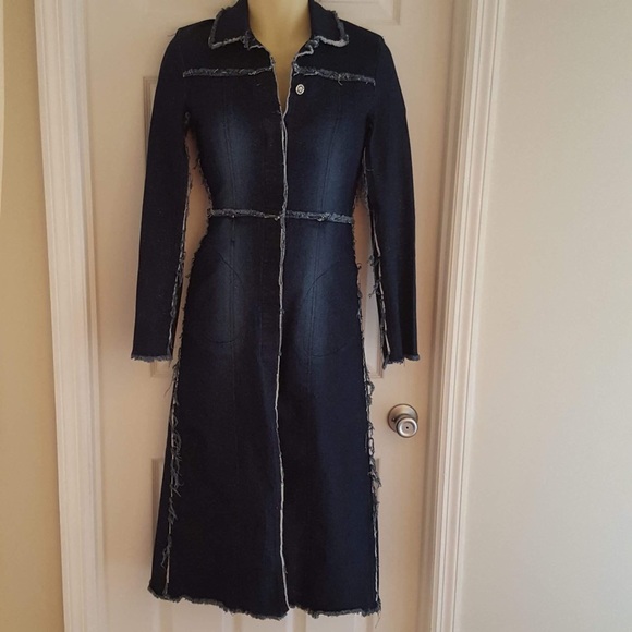 Younique Dresses & Skirts - Younique jeans original denim dress button front