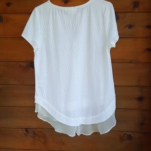 Anthropologie Tops - Anthropologie Deletta white ruffled top medium Anthropologie Tops - Anthropologie Deletta white ruffled top medium