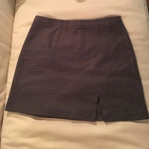 asos mini a line skirt with small front slit