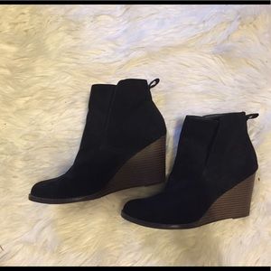 Black ankle boots