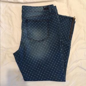 Women's Polka Dot Jeggings Size 17