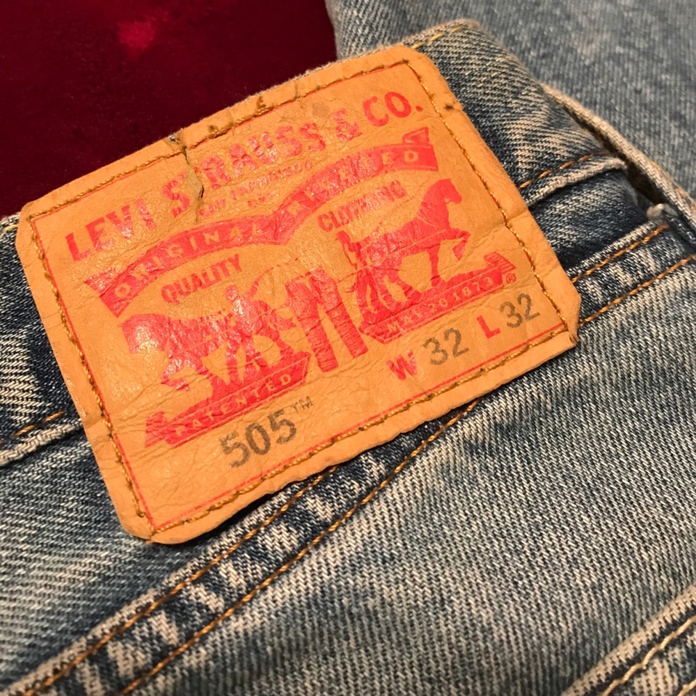 Vintage Levi's 505s Deliciously worn!