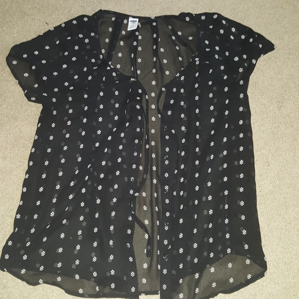 NWOT Old Navy Sheer Blouse