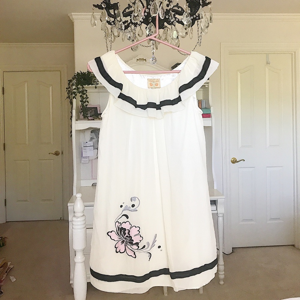 Forever 21 Cream Dress