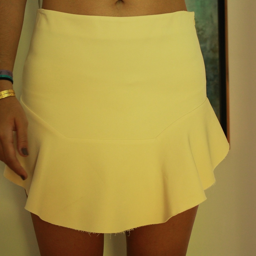 Creme Zara Skirt M