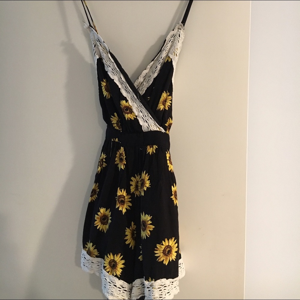 Paper Heart Sunflower Romper