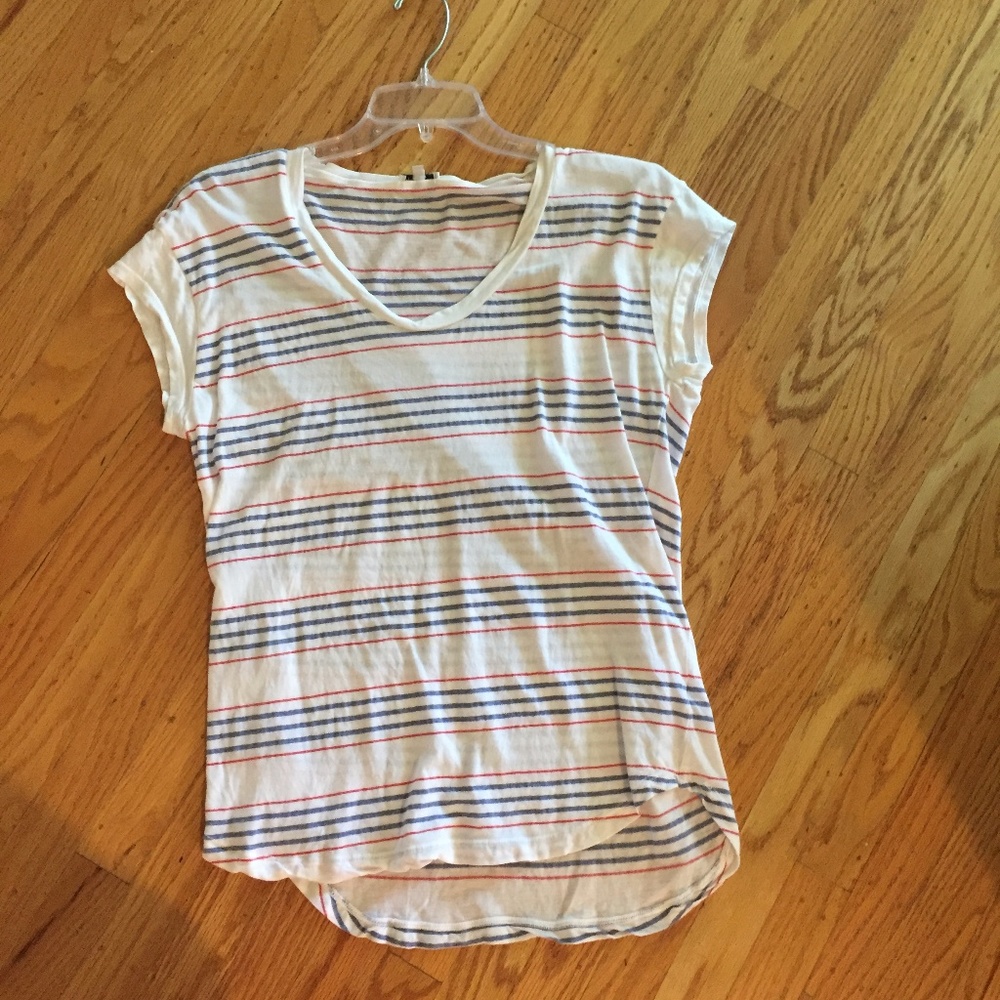 Michael Stars Tee, striped x-small