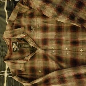 Insulated Harley Davidson mens button up